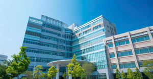 民間医療法人M病院外観